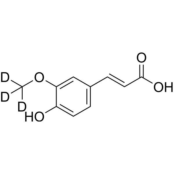(E)-Ferulic acid-d3 ((E)-Coniferic acid-d3) 860605-59-0